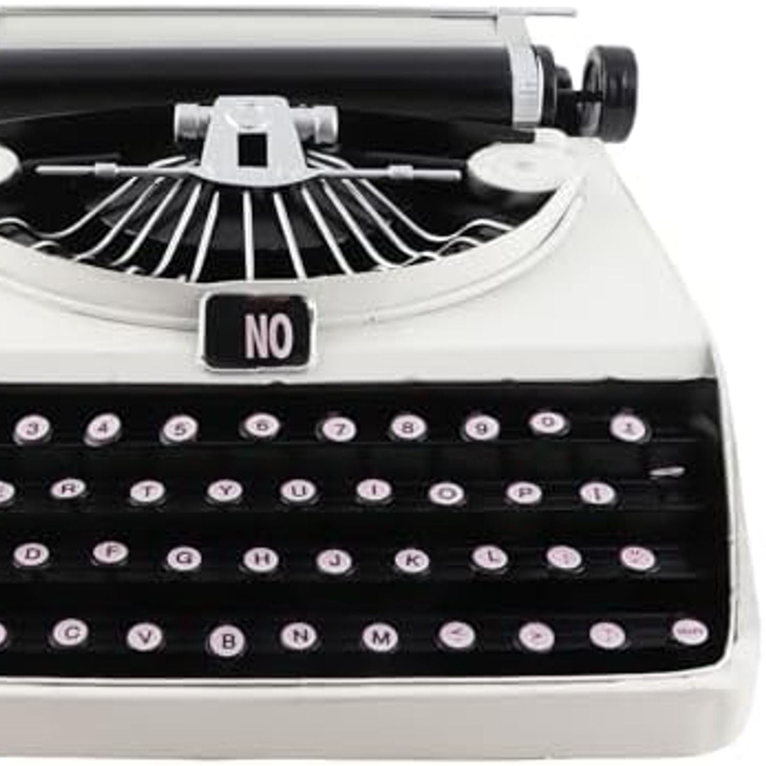 Iron Typewriter Model Vintage Desk Ornament