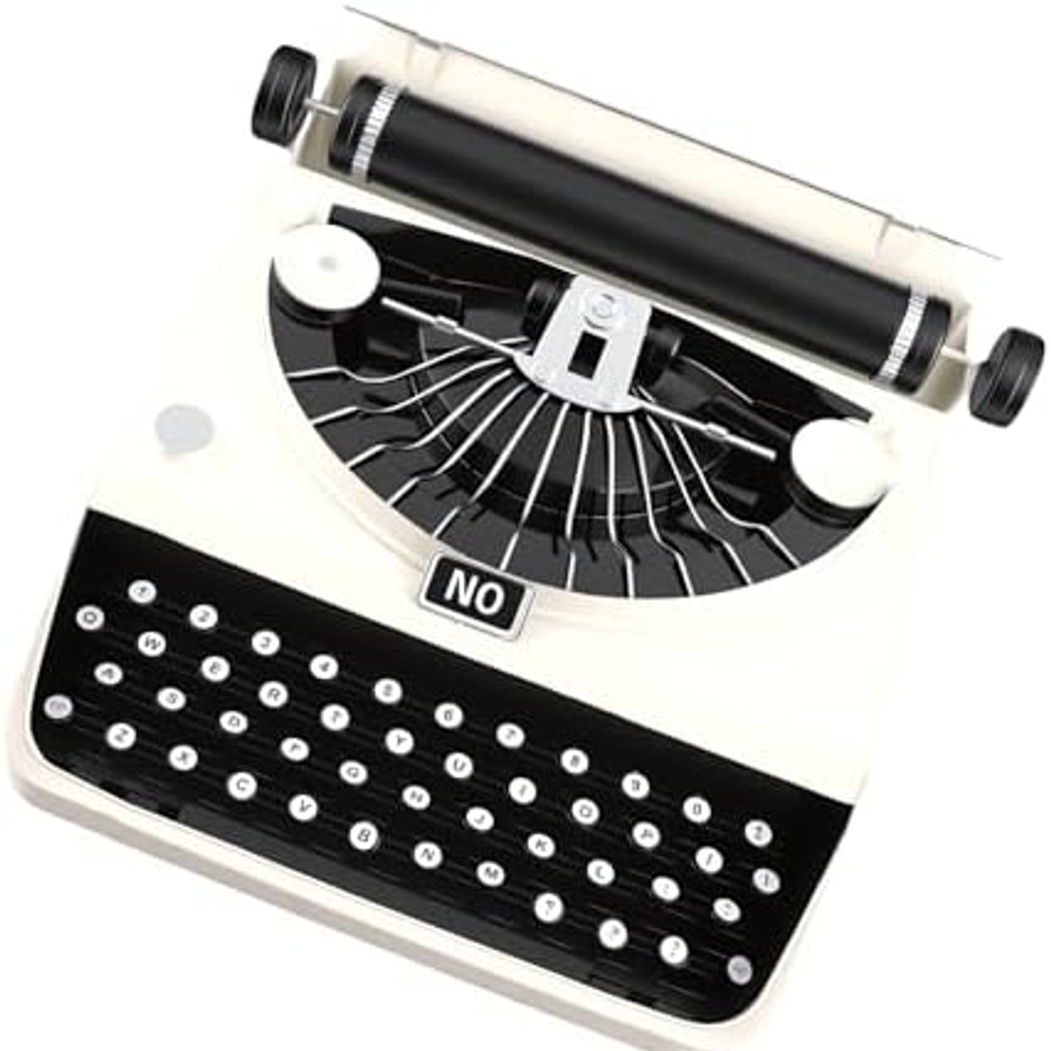Iron Typewriter Model Vintage Desk Ornament